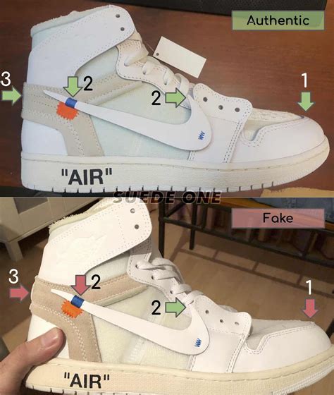 Off White Jordan 1 Nrg White Real Vs Fake Legit Check