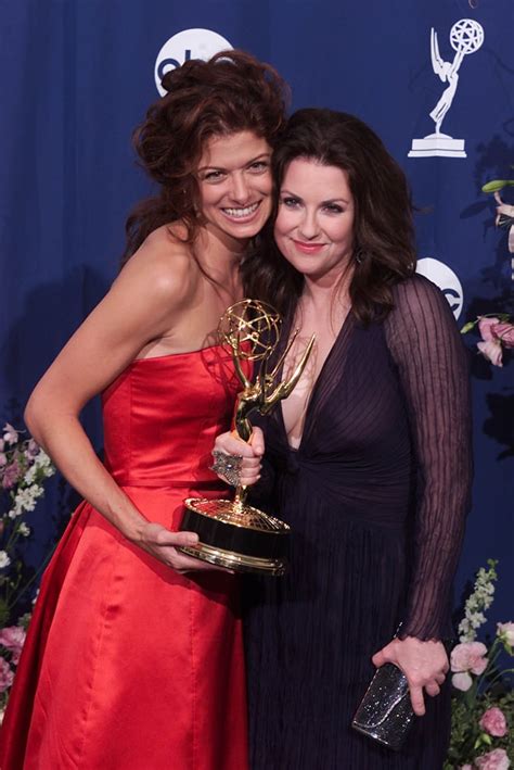 debra messing and megan mullally 2000 emmys will and grace cast at award shows over the years