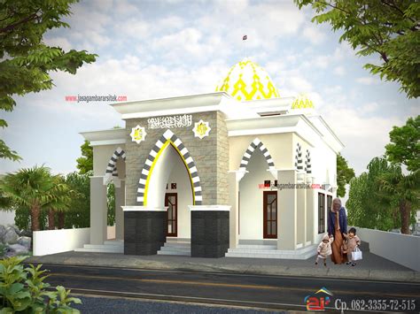 masjid minimalis  layanan jasa gambar arsitek