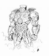 Gipsy Danger Mazinger Titanes Pacifico Gypsy sketch template