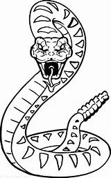 Rattlesnake Cobra Diamondback Snakes Serpiente Schlangen Cobras Serpent Coloriage Malvorlagen Dibujo Poisonous Imprimer Puntillismo Serpientes Faciles sketch template