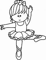 Ballerina Bailarina Dance Colorir Coloriage Danseuse Wecoloringpage Pequena Ballerine Numero Leccion sketch template