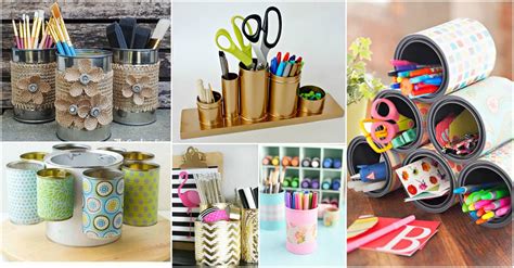 awesome diy ideas  transform tin cans  practical organizers