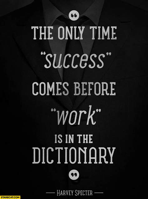 time success   work    dictionary harvey