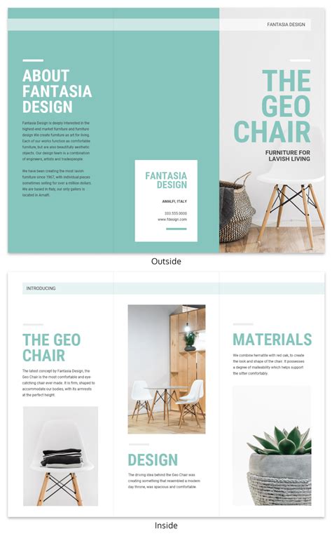 product sales brochure template venngage