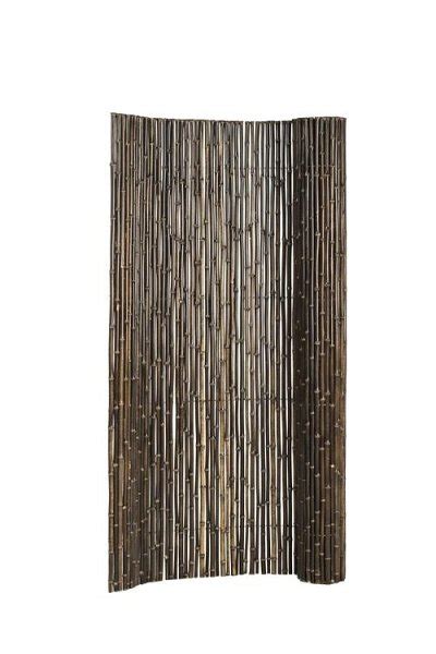 bamboe rol scherm black  cm sierbestrating tuinhout kooyman