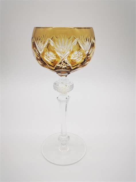 Set Of 6 Wine Glasses By Wmf Crystal Cabinet All Are 6 Etsy