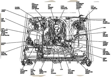ford  engine diagram  idi diesel tech info page  ford   idi glow