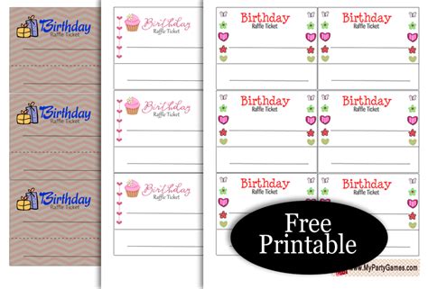 printable games   birthday party  printable templates