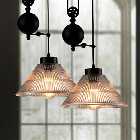 New Nordic Loft Style Vintage Pulley Pendant Light Industrial Lighting