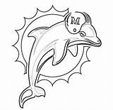 Dolphins Miami Coloring Pages Nfl Printable Football Sheet Logo Dolphin Choose Board Da Coloringpagesfortoddlers sketch template