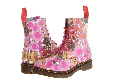 dr martens  multicolor floral  eye womens boots size   boots womens boots martens