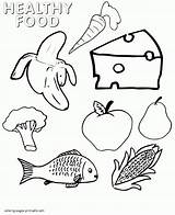 Grains Picnic Getcolorings Unhealthy Preschool Coloringhome sketch template