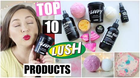 top 10 favorite lush products bath skin care♡ youtube