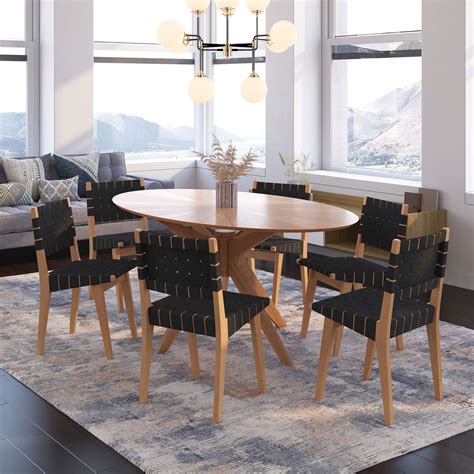 oval dining room table