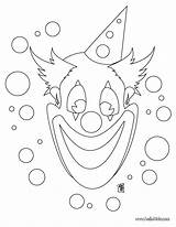 Clown Coloring Circus Pages Happy Color Print Hellokids Kids Colour Clowns sketch template