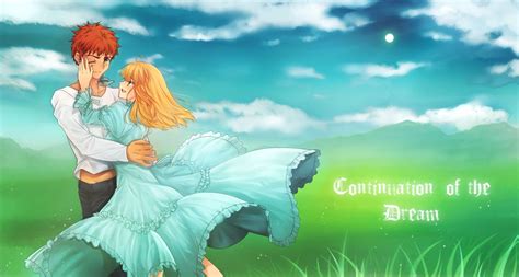 shirou x saber the continuation of the dream fate shirou and saber pinterest fate stay