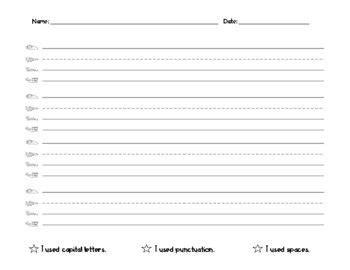 star lined writing paper horizontal lined writing paper