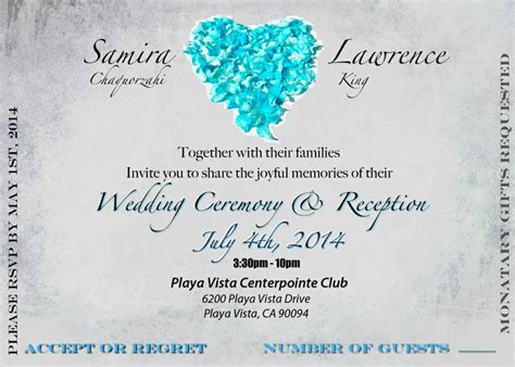 invite invitations ceremony reception