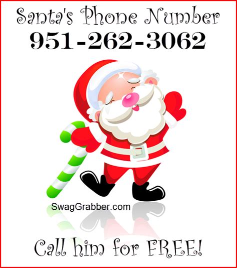 call santa weve   number swaggrabber christmas