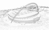 Stadium Wembley London 3d Model Cgtrader Obj Fbx C4d 3ds Architectural sketch template