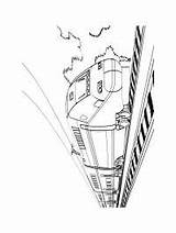 Trein Kleurplaat Tren Train Kleurplaten Leukekleurplaten Trenes Dibujosparaimprimir Eenvoudig Coloringpage sketch template