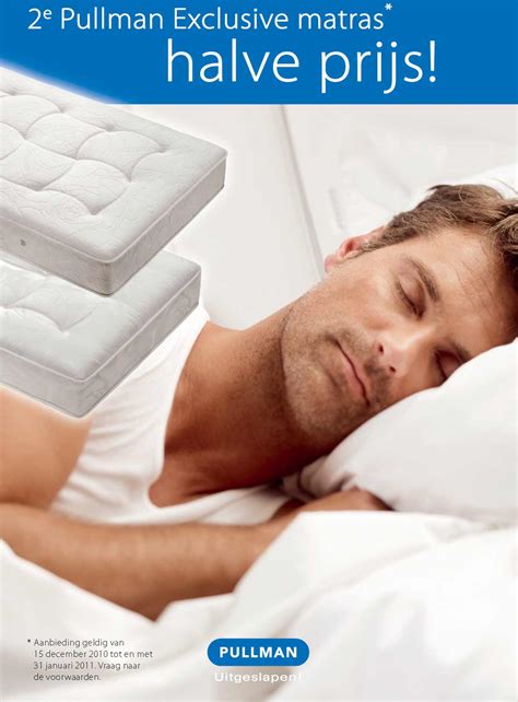 truste slaapcomfort pullman exclusive  matras halve prijs aanbieding