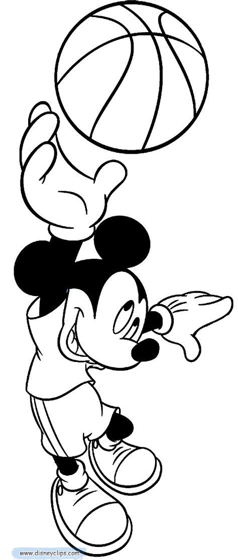 mickey mouse basketball coloring page mickey coloring pages mickey