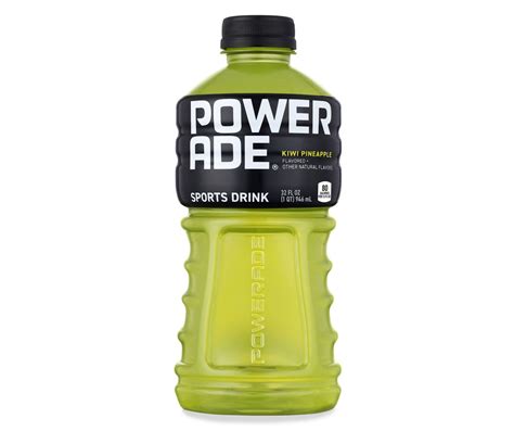 powerade powerade kiwi pineapple sports drink  fl oz plastic bottle