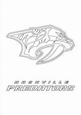 Nashville Predators Nhl Logo Coloring Pages Hockey Printable Sport Color Print Supercoloring Book Drawing Categories Silhouettes sketch template