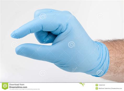 gloved hand gesturing stock image image  medical sterile