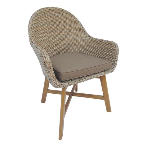 find mimosa timber  resin wicker corsica arm chair