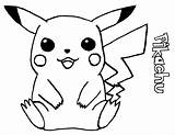 Pickachu Pikachu sketch template