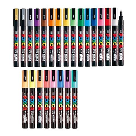 uni posca paint marker full range bundle set mitsubishi poster colour