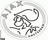 Ajax Kleurplaten Amsterdam Kleurplaat Malvorlagen Abzeichen sketch template