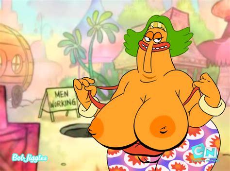 Rule 34 1girls Big Breasts Bob Jiggles Breasts Cartoon Network