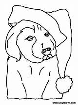 Christmas Dog Coloring Pages Choose Board sketch template