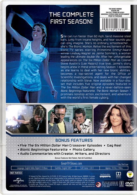 the bionic woman season 1 tv show page dvd blu ray