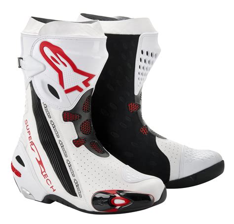 alpinestars supertech  boots visordown