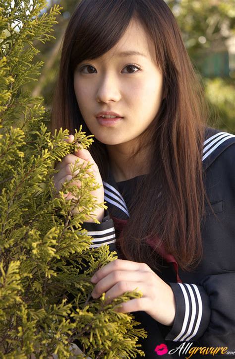 teen kana yuuki is schoolgirl with nice face and slender figure