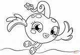 Coloring Monsters Moshi Pages Luvli Drawing Printable sketch template