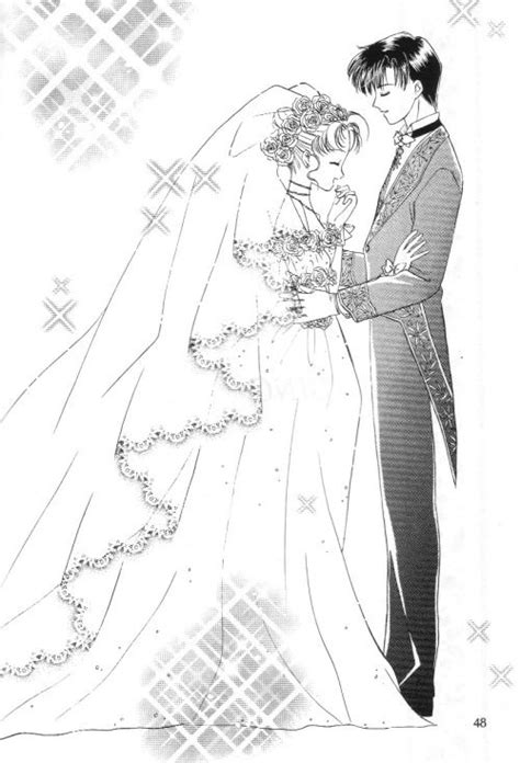 Usagi And Mamoru S Wedding Sailor Moon Dibujos Sailor