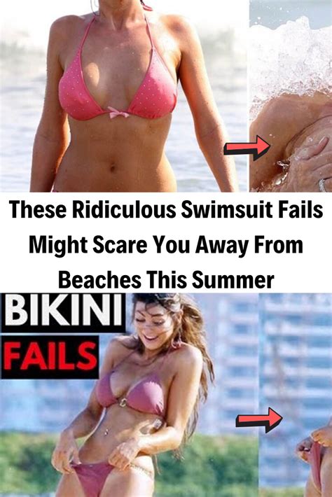 ridiculous swimsuit fails  scare    beaches