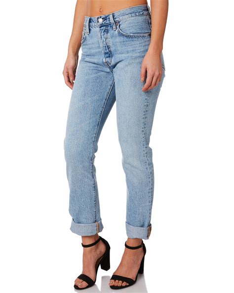 New Levi S Women S Levi`s 501 Jeans For Women Cotton Fitted Blue Ebay