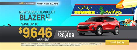 monthly specials malloy chevrolet  local chevy dealer