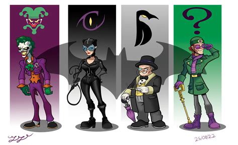 Batmans Rogues Gallery Part 1 By Theomegas2 On Deviantart