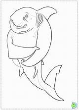 Shark Tale Coloring Dinokids Library Clipart Line Close sketch template
