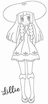 Lillie Lily Alola Ponyta sketch template