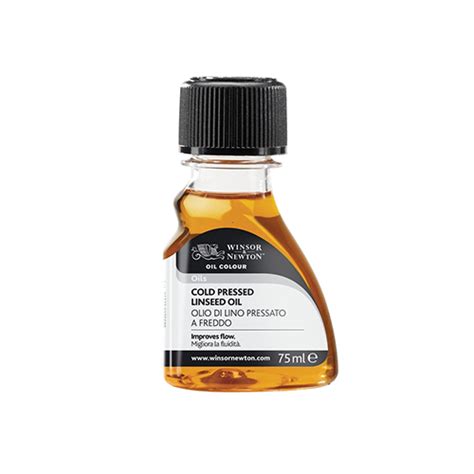 Winsor And Newton Cold Pressed Linseed Oil 75ml The Deckle Edge