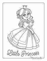 Coloring Princess Pages Beautiful Easy Kids Printable sketch template